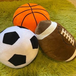 Plsuh Sports Balls Bundle🏀⚽️🏈
